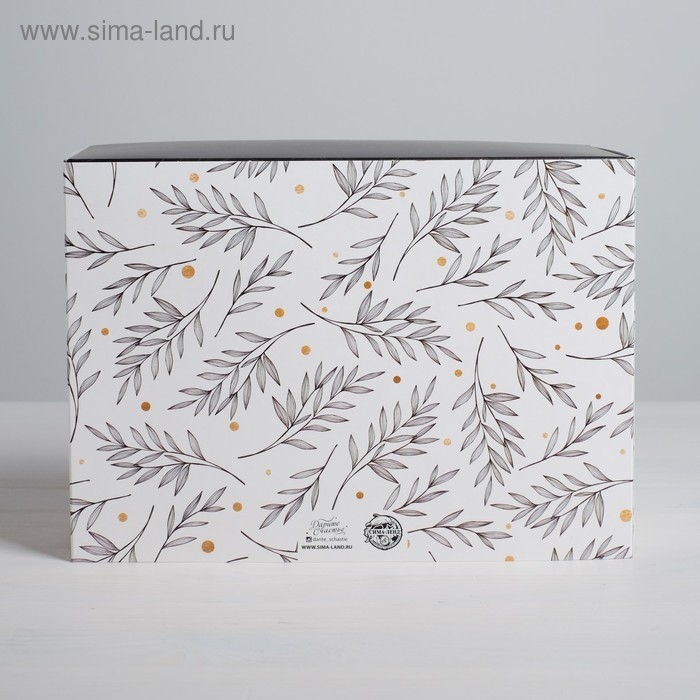 Коробка подарочная складная, упаковка, «Follow your dream», 25 х 18 х 10 см