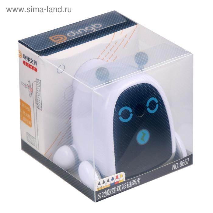 Точилка механическая с контейнером, Точилка механическая с контейнером, "Робот", корпуса МИКС