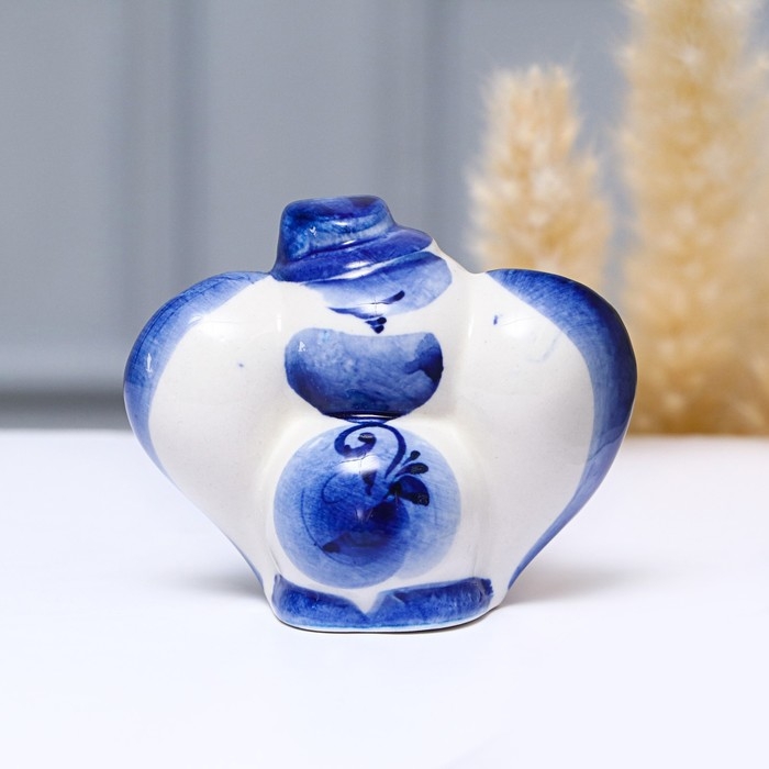 Сувенир «Слон в шляпе», 8 см, гжель Сувенир «Слон в шляпе», 8 см, гжель