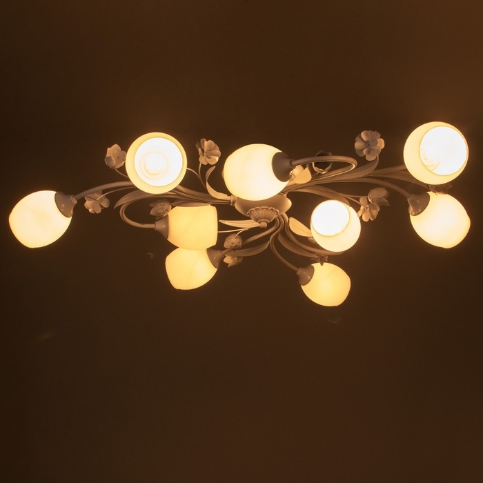 Люстра 2788/9 E27 40Вт белый 95х95х26 см BayerLux Люстра 2788/9 E27 40Вт белый 95х95х26 см BayerLux