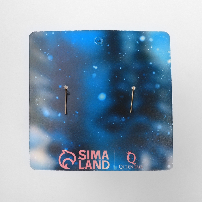 Новый год! Серьги «Новогодние» шапочки, цвет серо-розовый в золоте Новый год! Серьги «Новогодние» шапочки, цвет серо-розовый в золоте