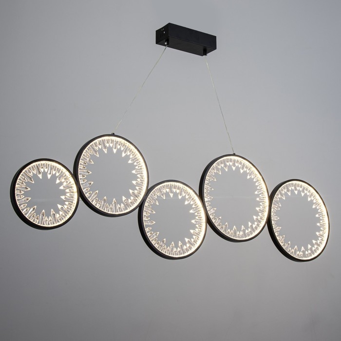 Светильник BayerLux Светильник BayerLux "Кристалл" LED 146Вт 3000-6000К черный 125х37х100 см