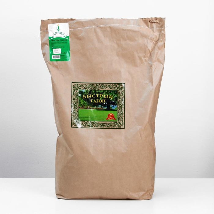 Семена Газонная травосмесь  Семена Газонная травосмесь "Быстрый газон", 5 кг