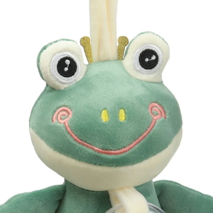 Подвеска музыкальная «Лягушастик», заводная, с погремушкой, на кроватку, коляску, Крошка Я Подвеска музыкальная «Лягушастик», заводная, с погремушкой, на кроватку, коляску, Крошка Я