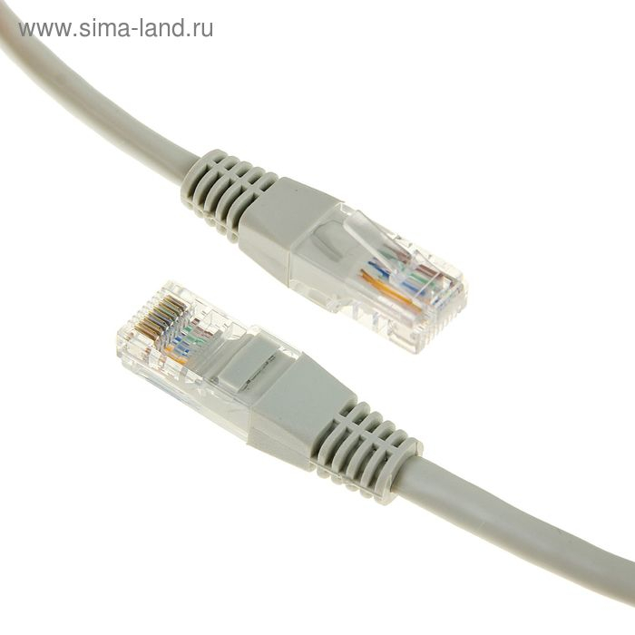 Патч-корд Gembird PP12e-20M, UTP 5е кат., RJ-45(m)-RJ-45(m), 20 м, серый Патч-корд Gembird PP12e-20M, UTP 5е кат., RJ-45(m)-RJ-45(m), 20 м, серый