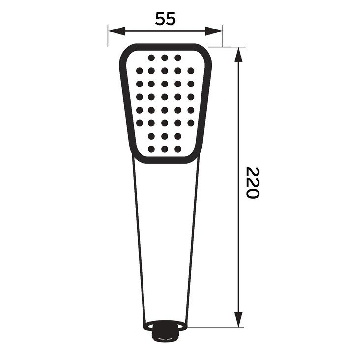 Душевая лейка ZEIN Z0211-1, пластик/нержавейка, 1 режим, микроскопические точки, цвет хром Душевая лейка ZEIN Z0211-1, пластик/нержавейка, 1 режим, микроскопические точки, цвет хром
