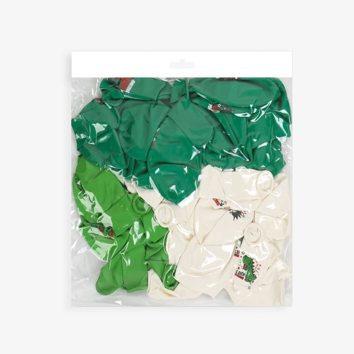 Воздушный шар латексный 12" &laquo;С днём рождения!&raquo;, динозавр, пастель,  50 шт.