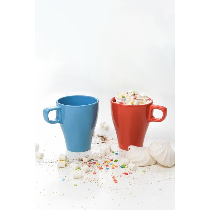 Кружка керамическая Доляна Coffee break, 280 мл, цвет голубой Кружка керамическая Доляна Coffee break, 280 мл, цвет голубой