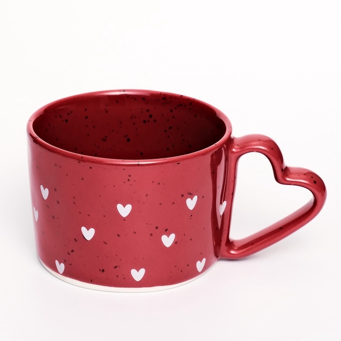 Кружка керамическая Дорого внимание «Я тебя люблю», 280 мл, красная