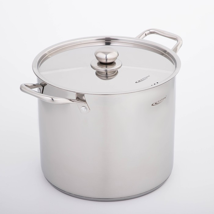 Кастрюля «Титан», 14.5 л, d=28 см, h=24 см, капсульное дно, индукция Кастрюля «Титан», 14.5 л, d=28 см, h=24 см, капсульное дно, индукция