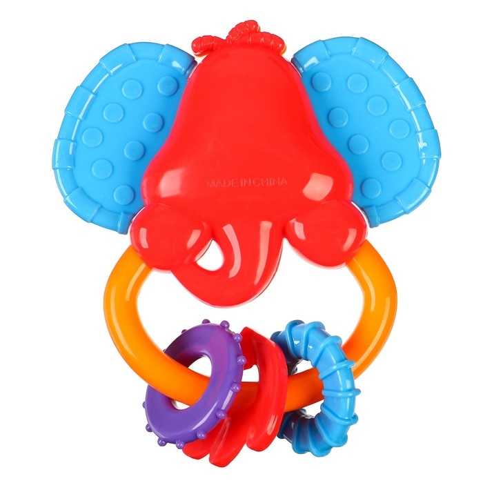 Погремушка «Африка: Слоник», цвет МИКС, Крошка Я Погремушка «Африка: Слоник», цвет МИКС, Крошка Я