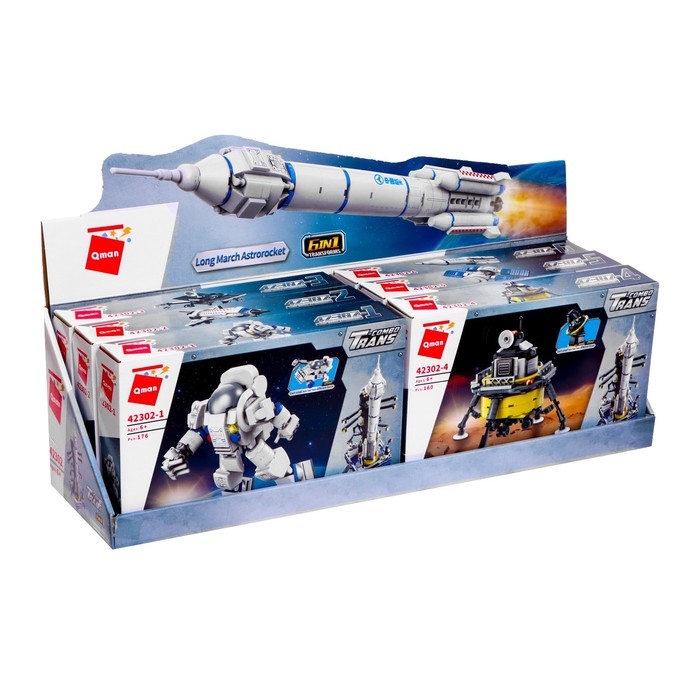 Конструктор «Космос», 6 видов, цвет МИКС