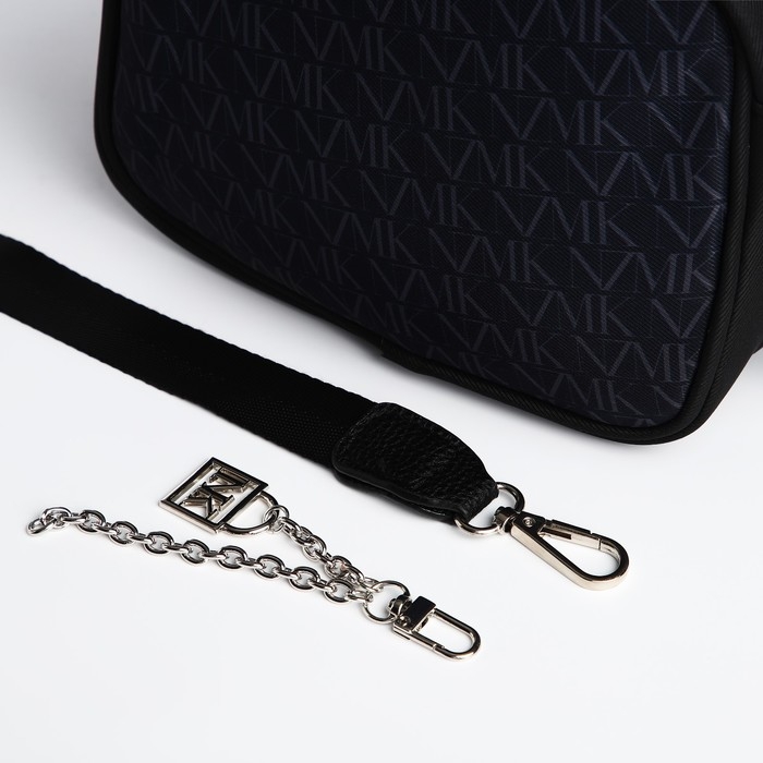 Сумка женская текстильная NK, 19х14х6 см, чёрный цвет Сумка женская текстильная NK, 19х14х6 см, чёрный цвет