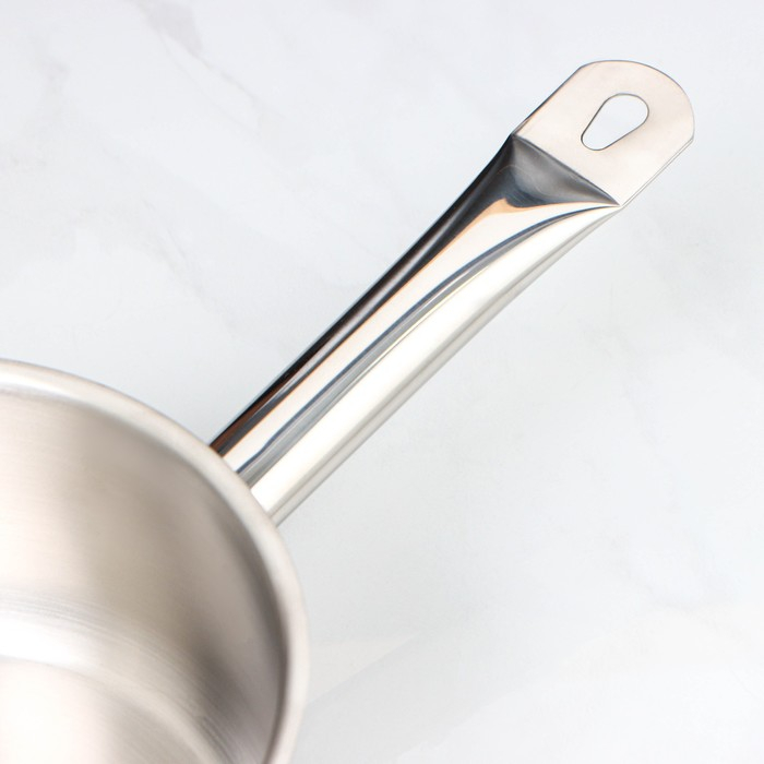 Ковш без крышки «Общепит», 2,1 л, d=18 см, h=9 см, металлическая ручка, с теплораспределительным слоем, индукция Ковш без крышки «Общепит», 2,1 л, d=18 см, h=9 см, металлическая ручка, с теплораспределительным слоем, индукция