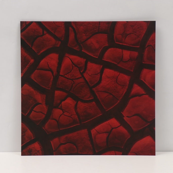 Фотофон двусторонний картон плотность 350 гр Фотофон двусторонний картон плотность 350 гр "Трещины" 50х50 см