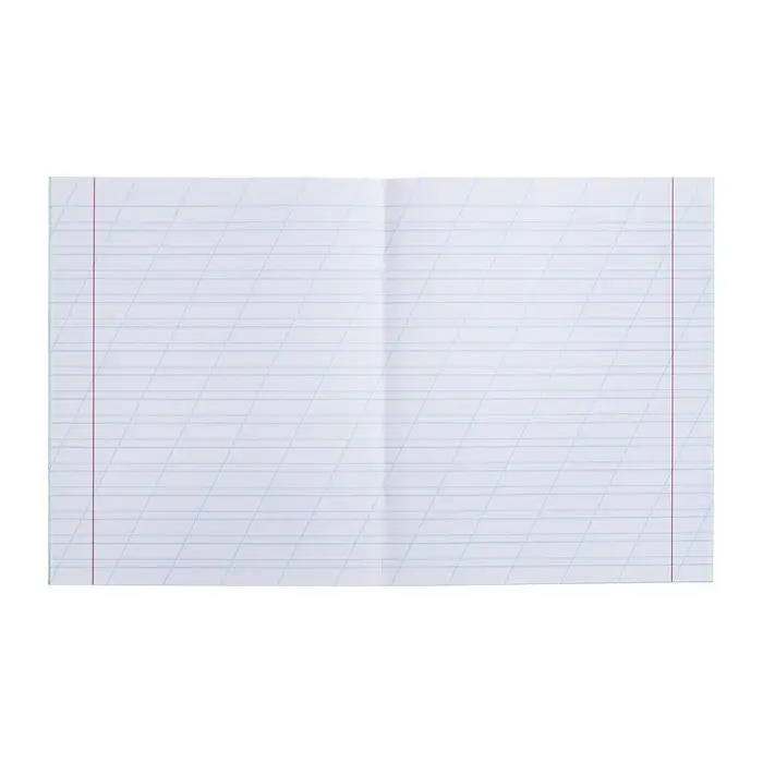 Тетрадь 12 листов в косую линейку «Зелёная обложка», 60 г/м², белые листы