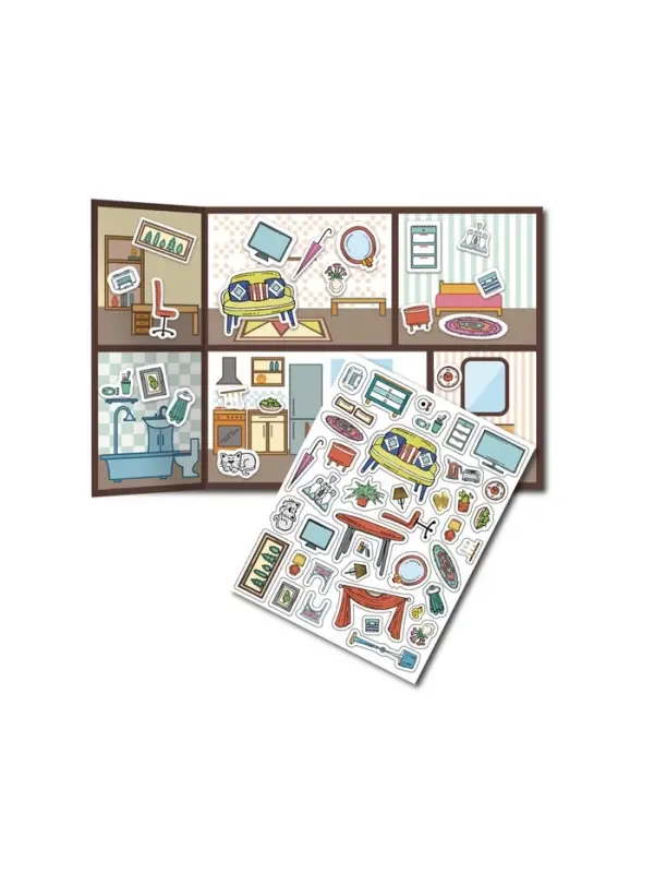 Магнитная игра Татой &laquo;Дом вверх дном&raquo;, 3+