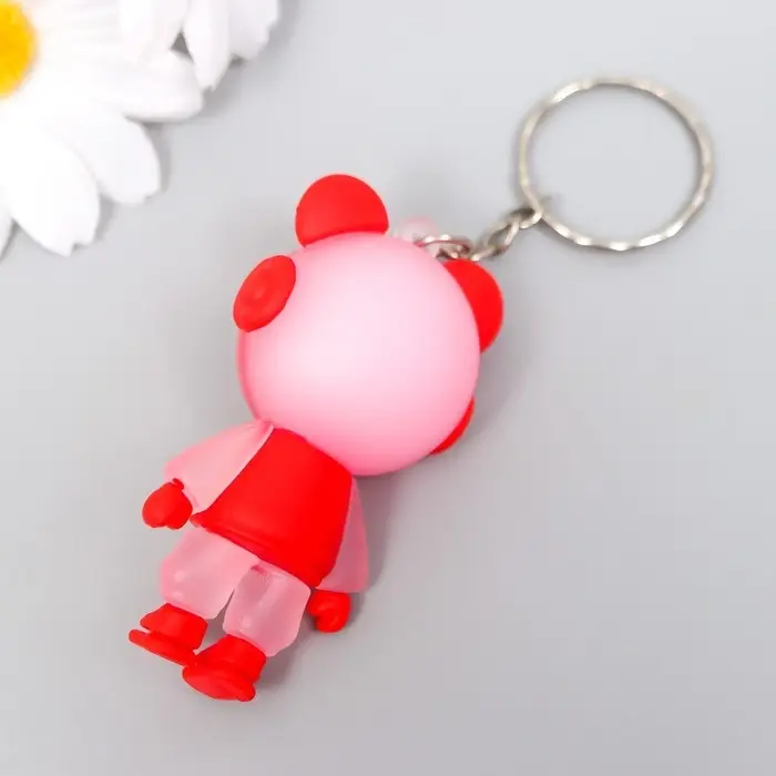 Брелок резина Брелок резина "Игровая космо-мышь" МИКС 1,7х2,8х5,5 см