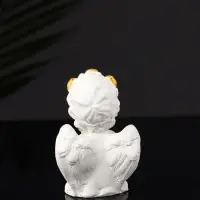 Набор фигурок на подставке &laquo;Ангелы&raquo;, 5 шт., гипс, 23.5&times;13&times;12 см, белый