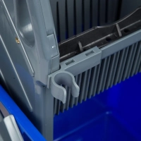 Тележка уборочная с отжимным прессом 100,2x50x81,5см 2х26л AF08092