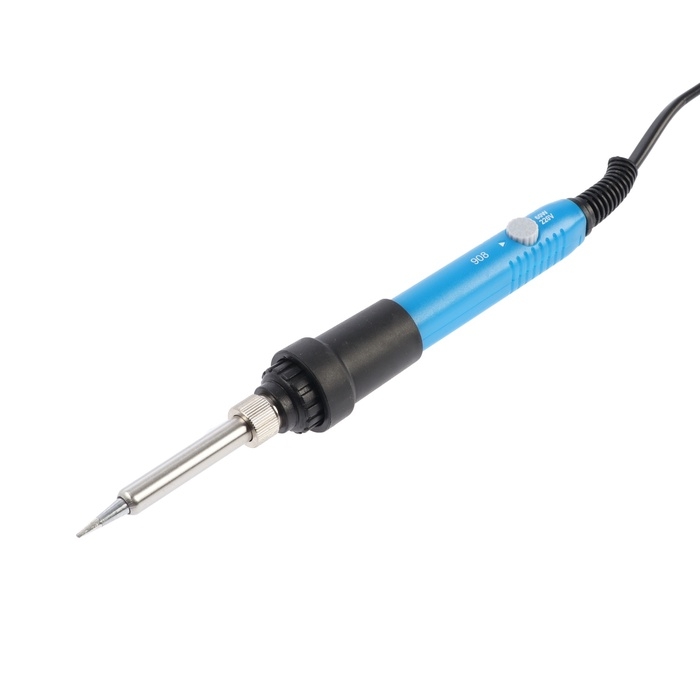 Паяльный набор ТУНДРА, паяльник 60 Вт с регулировкой температуры, канифоль, припой Паяльный набор ТУНДРА, паяльник 60 Вт с регулировкой температуры, канифоль, припой