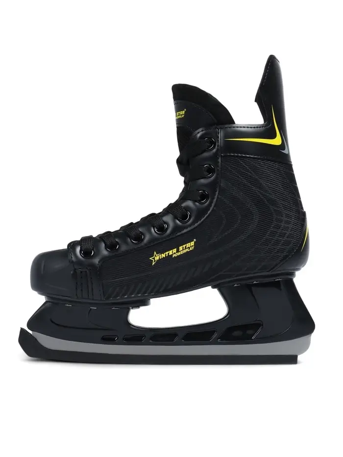 Коньки хоккейные Winter Star Powerplay Yellow, размер 38