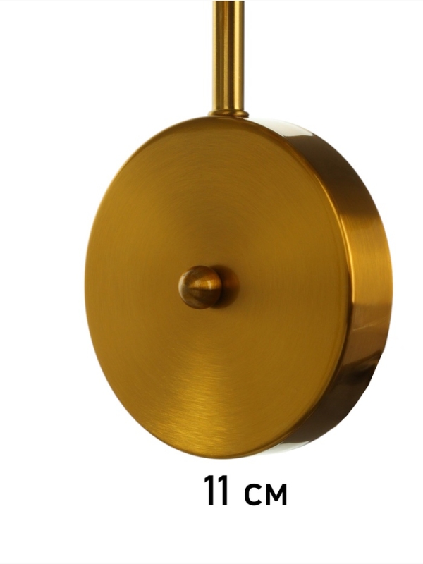 Бра «Лестер» 1х40Вт Е27 золото 13х17,5х42см