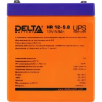 Батарея для ИБП Delta HR 12-5.8 12В/5.8, F2 (90x70x101мм)
