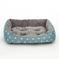 Лежанка для животных &laquo;Звезды&raquo;, 50&times;40&times;15 см, серая