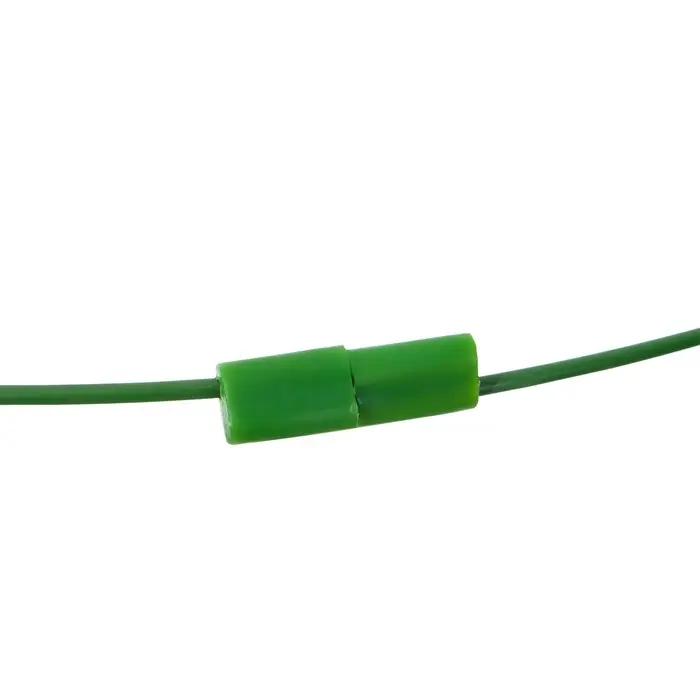 Кустодержатель, d=18 см, h=30 см, 2 кольца, металл, зелёный, Greengo