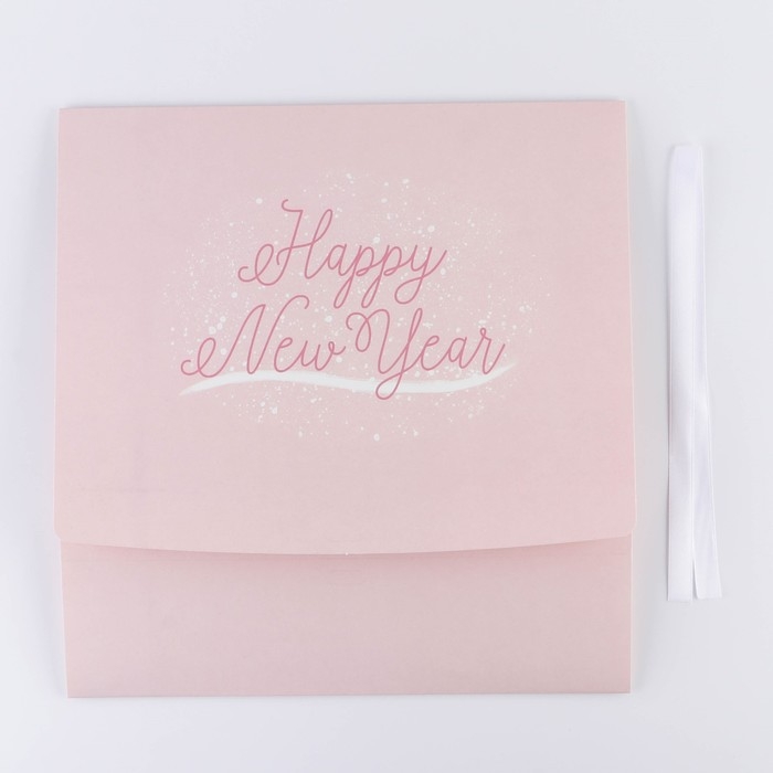 Коробка подарочная новогодняя складная двухсторонняя «Розовый Новый год», 31 х 24.5 х 8 см, Новый год Коробка подарочная новогодняя складная двухсторонняя «Розовый Новый год», 31 х 24.5 х 8 см, Новый год