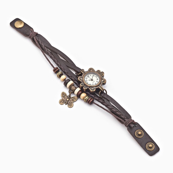 Часы наручные кварцевые женские Часы наручные кварцевые женские "Бабочка"