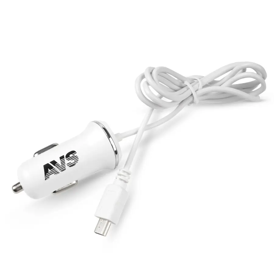 Автомобильное зарядное устройство AVS с mini USB CMN-213 (1,2А)