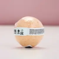 Бомбочка для ванны &laquo;Цвети от счастья&raquo;, аромат пиона, 120 г, Чистое счастье