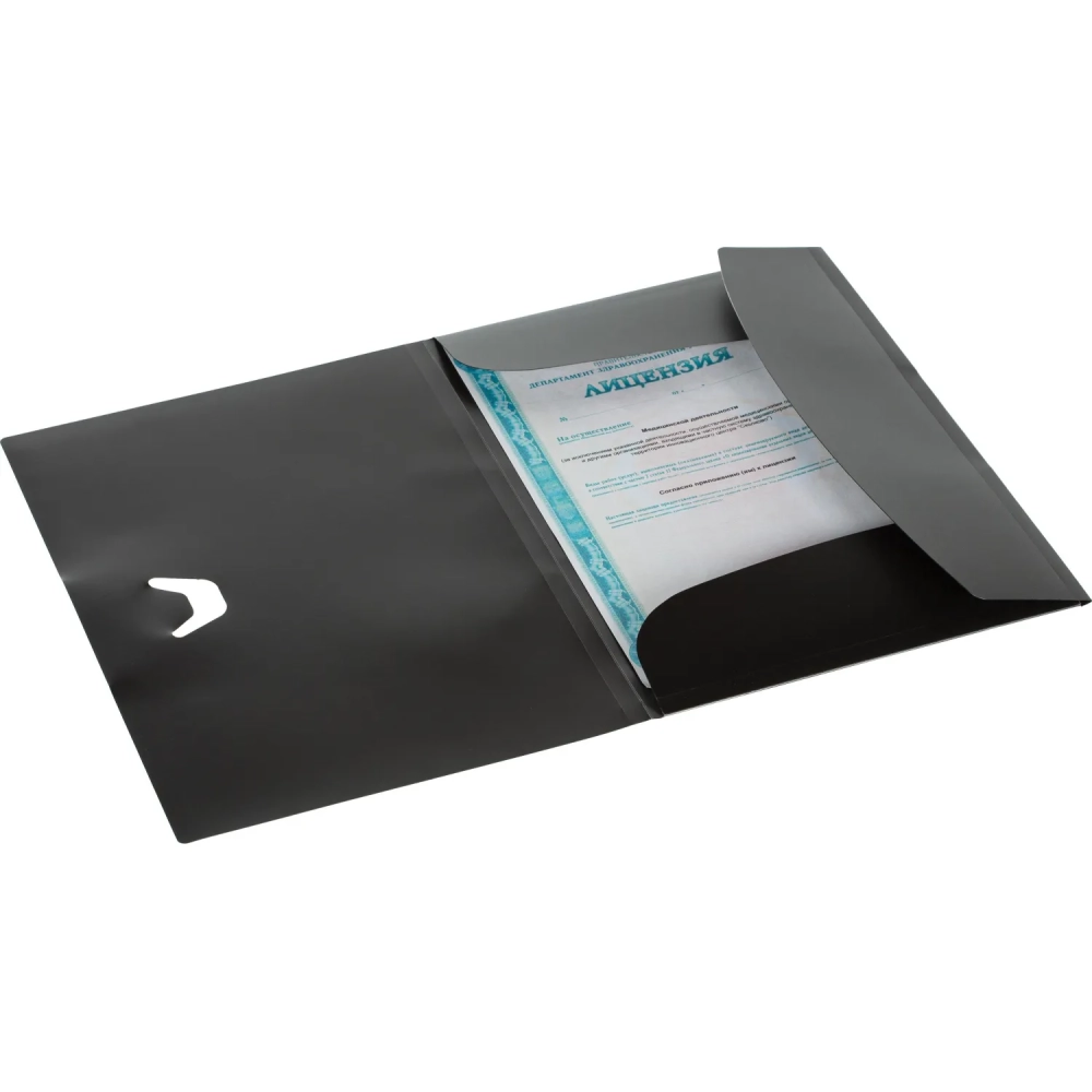 Папка на резинках Attache Digital,черный