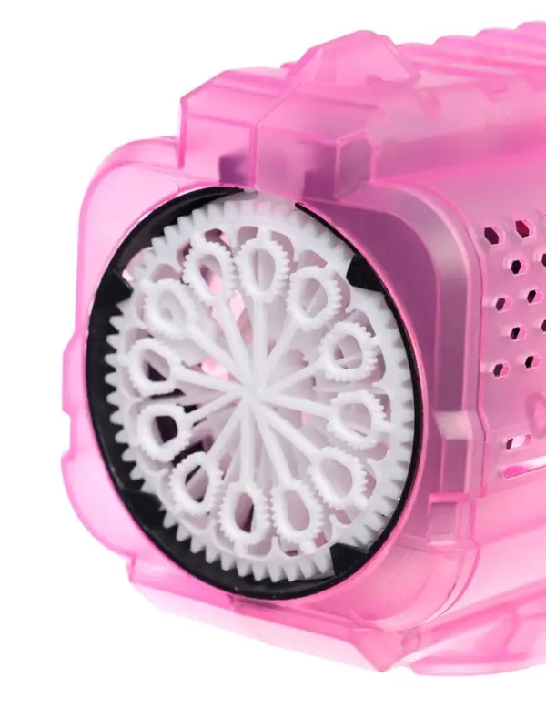 Генератор мыльных пузырей &laquo;Космический Бластер&raquo;, световые эффекты, цвет розовый