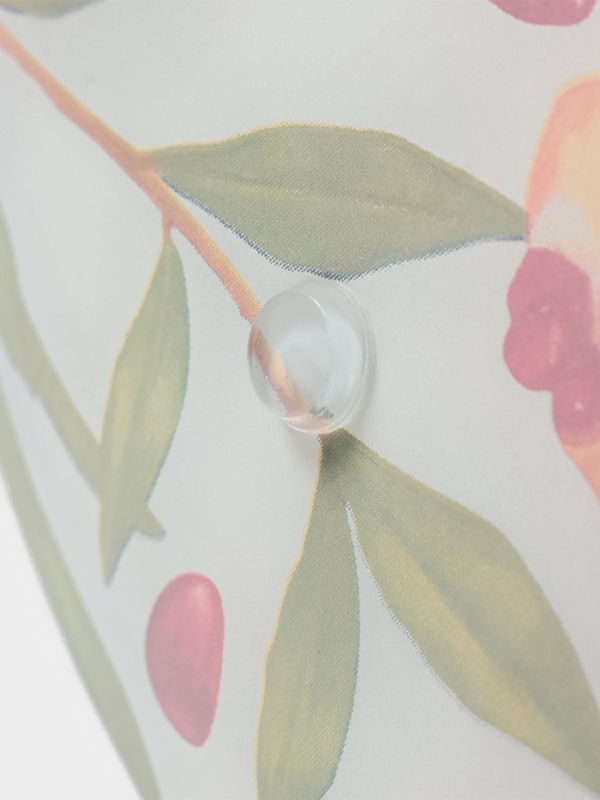 Фруктовница Доляна «Гранат», d=20/25 см, h=24 см, стекло, рисунок Фруктовница Доляна «Гранат», d=20/25 см, h=24 см, стекло, рисунок