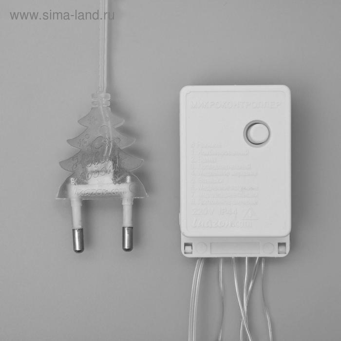 Гирлянда «Водопад» 2 × 1.5 м, IP20, прозрачная нить, 400 LED, свечение белое/синее, 8 режимов, 220 В Гирлянда «Водопад» 2 × 1.5 м, IP20, прозрачная нить, 400 LED, свечение белое/синее, 8 режимов, 220 В