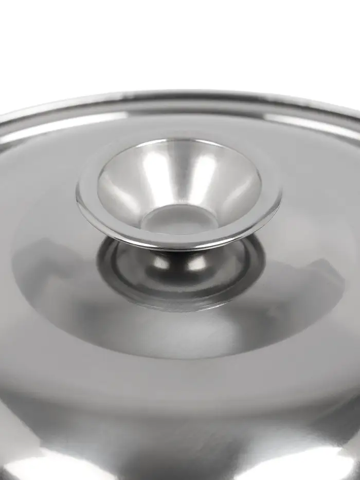 Котелок походный maclay, 24 см, с крышкой, нержавеющая сталь