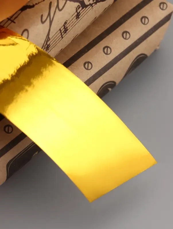 Подарочный бант - шар №3 металлик, цвет золото, для упаковки подарков