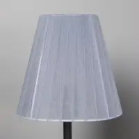 Лампа настольная RISALUX &laquo;Рита&raquo; 1&times;40 Вт Е27 черный/серебро/серый 20&times;20&times;40 см