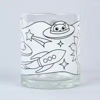 Кружка под роспись "Космическая" (краска в наборе)