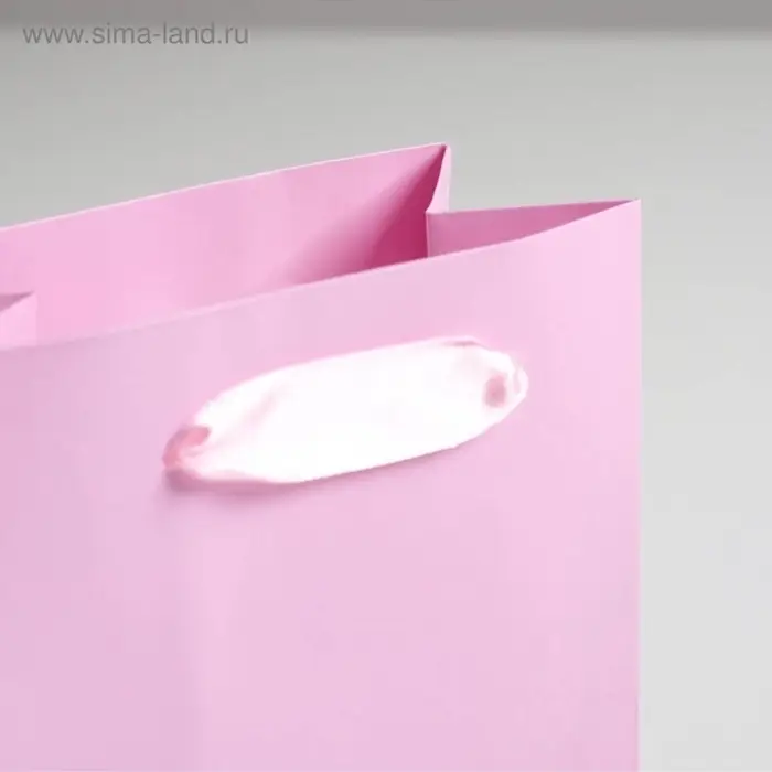 Пакет подарочный, упаковка, &laquo;Розовый&raquo;, 12&times;15&times;5.5