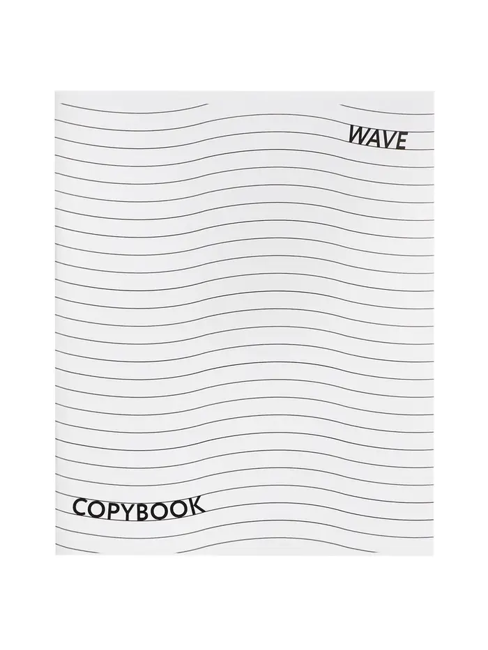 Тетрадь 48 листов в клетку, Calligrata Black and white, обложка мелованная бумага, серые листы, МИКС