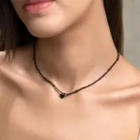 Кулоны на цепочке &laquo;Сердце&raquo;, набор 3 шт. L=35 + удлинитель 7 см, разноцветный