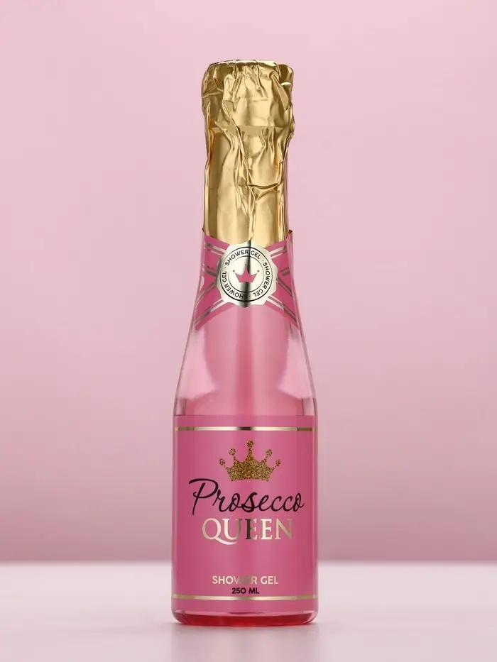 Гель для душа шампанское Prosecco Queen, 250 мл, Чистое счастье