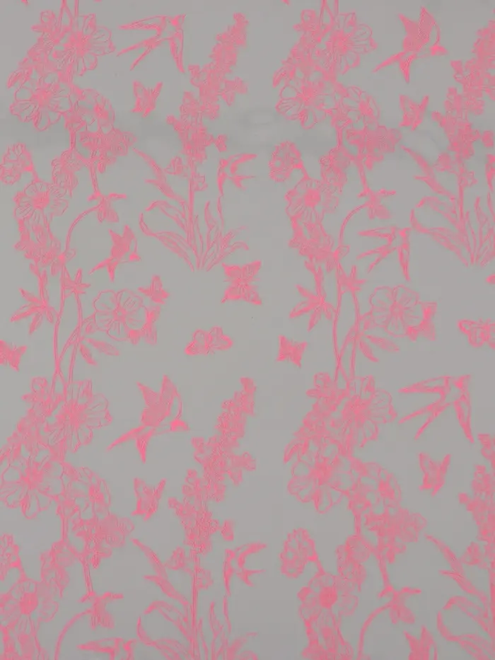 Пленка для цветов "Ласточки", розовый туманный, 0,6 х 9.3&plusmn;5% м, 40 мкм, 200 гр