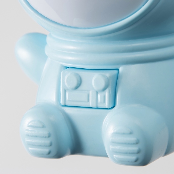 Ночник «Приветливый космонавт» 1Вт LED 4000-6000К голубой 10х9х11,5см