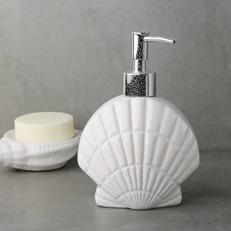 VETTA Дозатор для жидкого мыла "Океан", керамика, 2 цвета