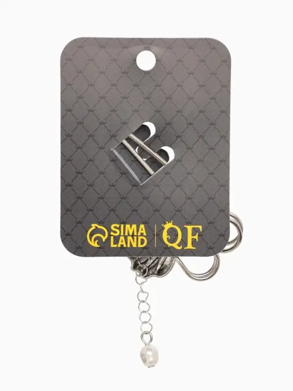 Булавки &laquo;Пляж. Ракушки и Шляпка&raquo;, L=7 см, 2 шт. белая в серебре